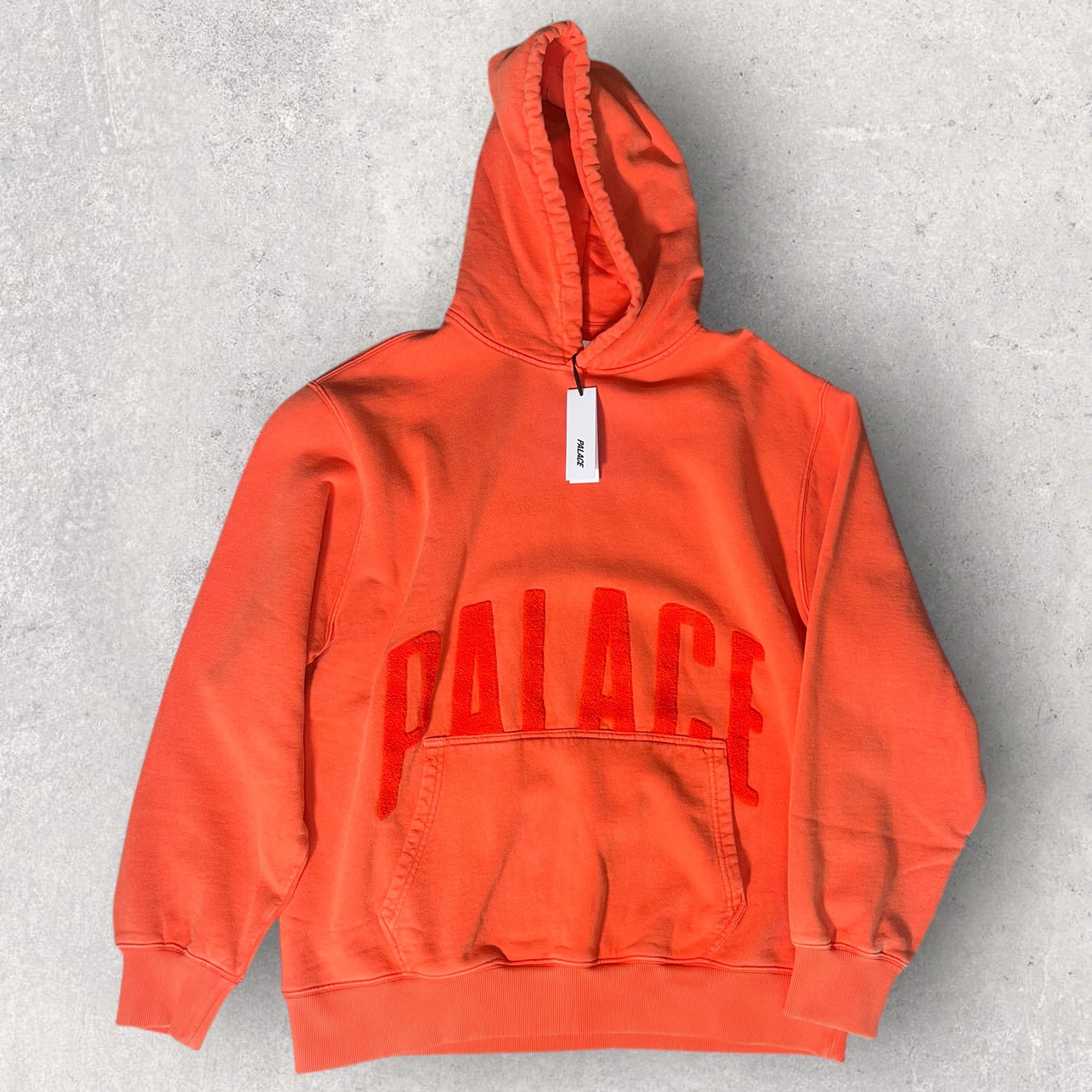 Palace League Hood Hoodie SS 24 Orange LARGE - Main Image