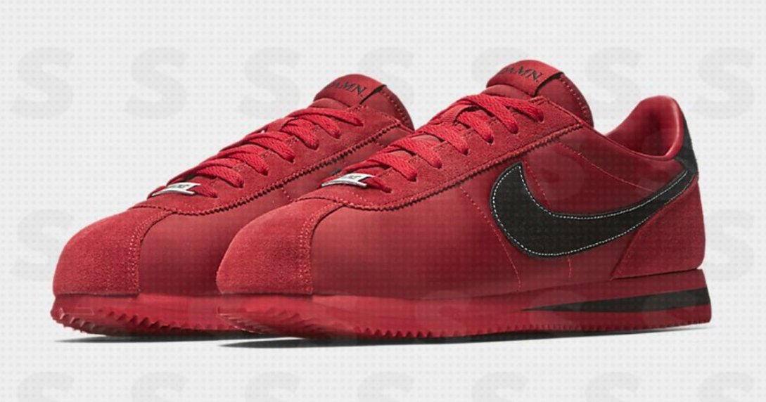 White Nike Cortez with Designer Gucci, Louis Vuittonwell