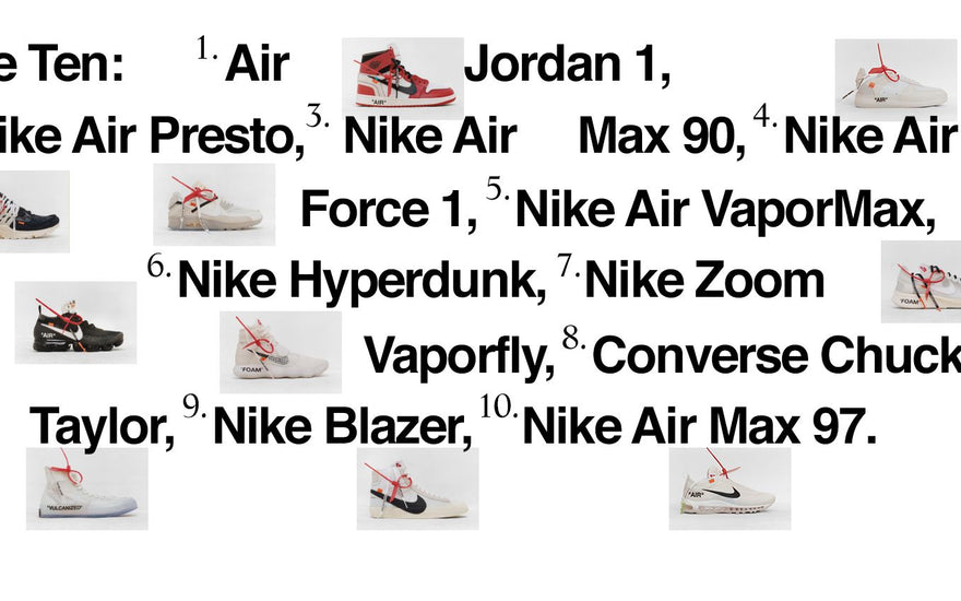 Virgil Abloh Reveals Unreleased Nike & Jordan Samples