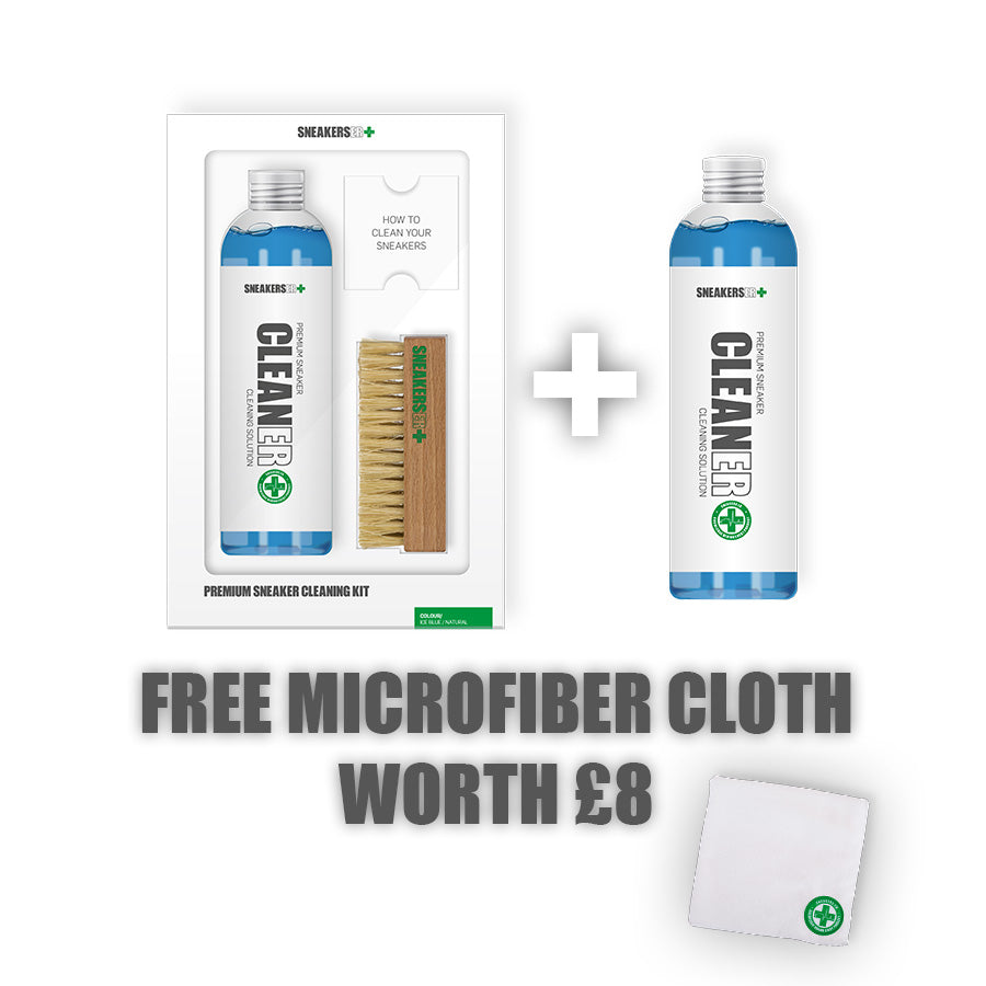 SNEAKERS ER SNEAKER CLEANING DUO KIT &amp; 250ml CLEANER with FREE MICROFIBRE CLOTH