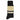 Escuyer Crew Stripes Socks 39-45 - Black / Ecru