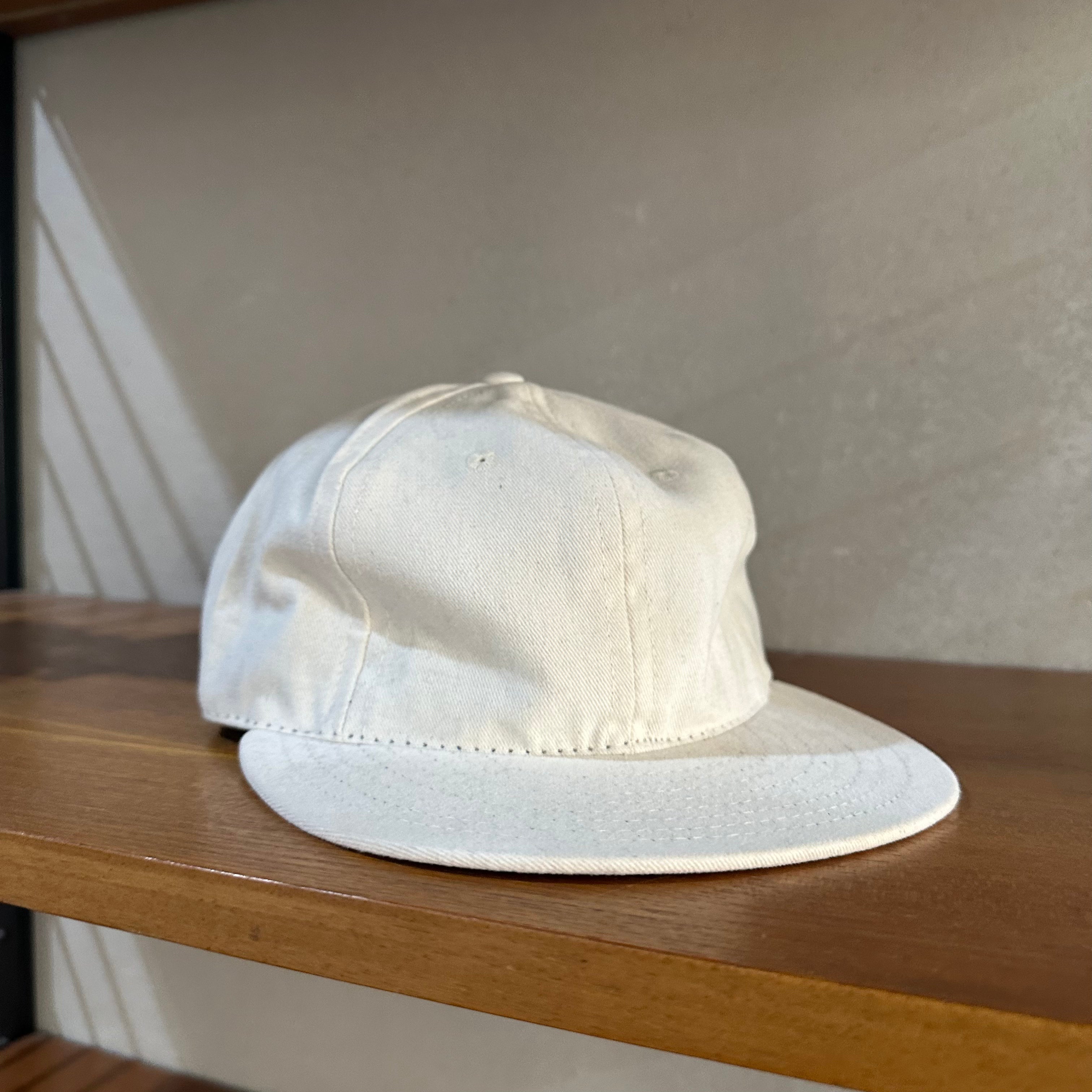 Ebbets Field Unlettered Blank Cap Off White - Main Image