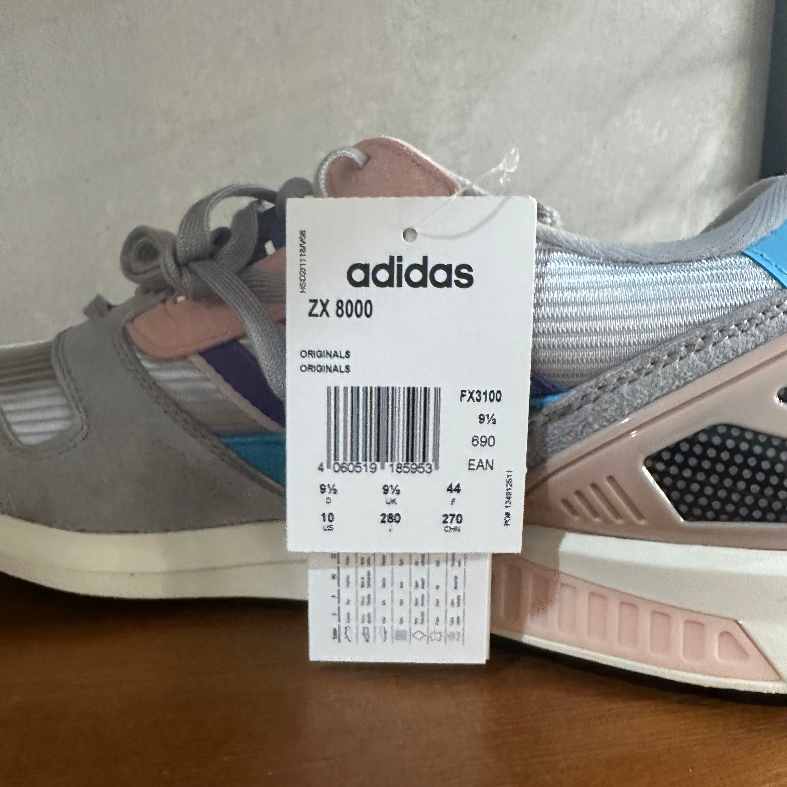 adidas ZX 8000 Trainers Offspring London Bridge 2020 UK