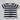 Uniqlo X Keith Haring Moma Logo Tee | Blue / White Stripes | LARGE