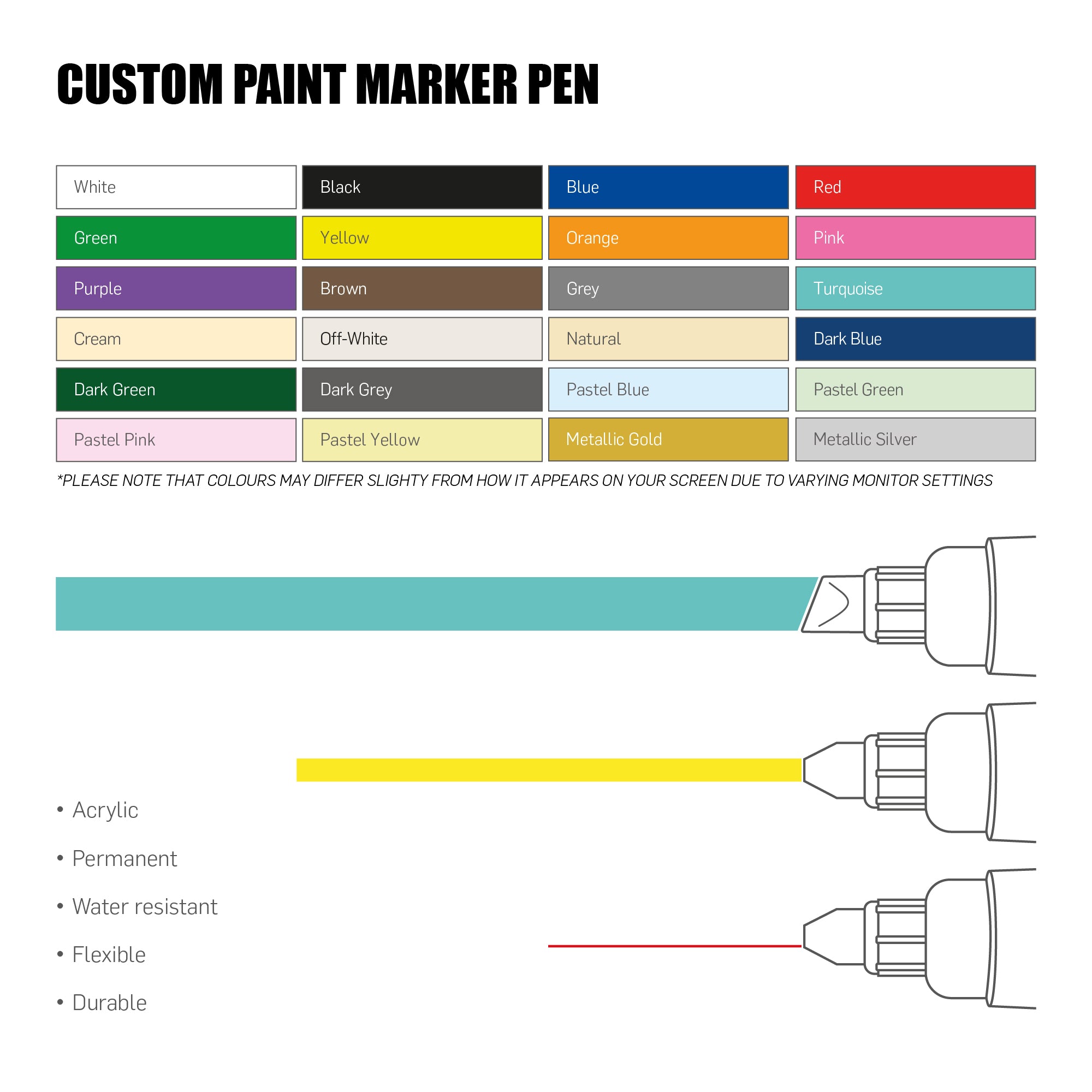CUSTOM PAINT MARKER PEN WHITE Sneakers ER