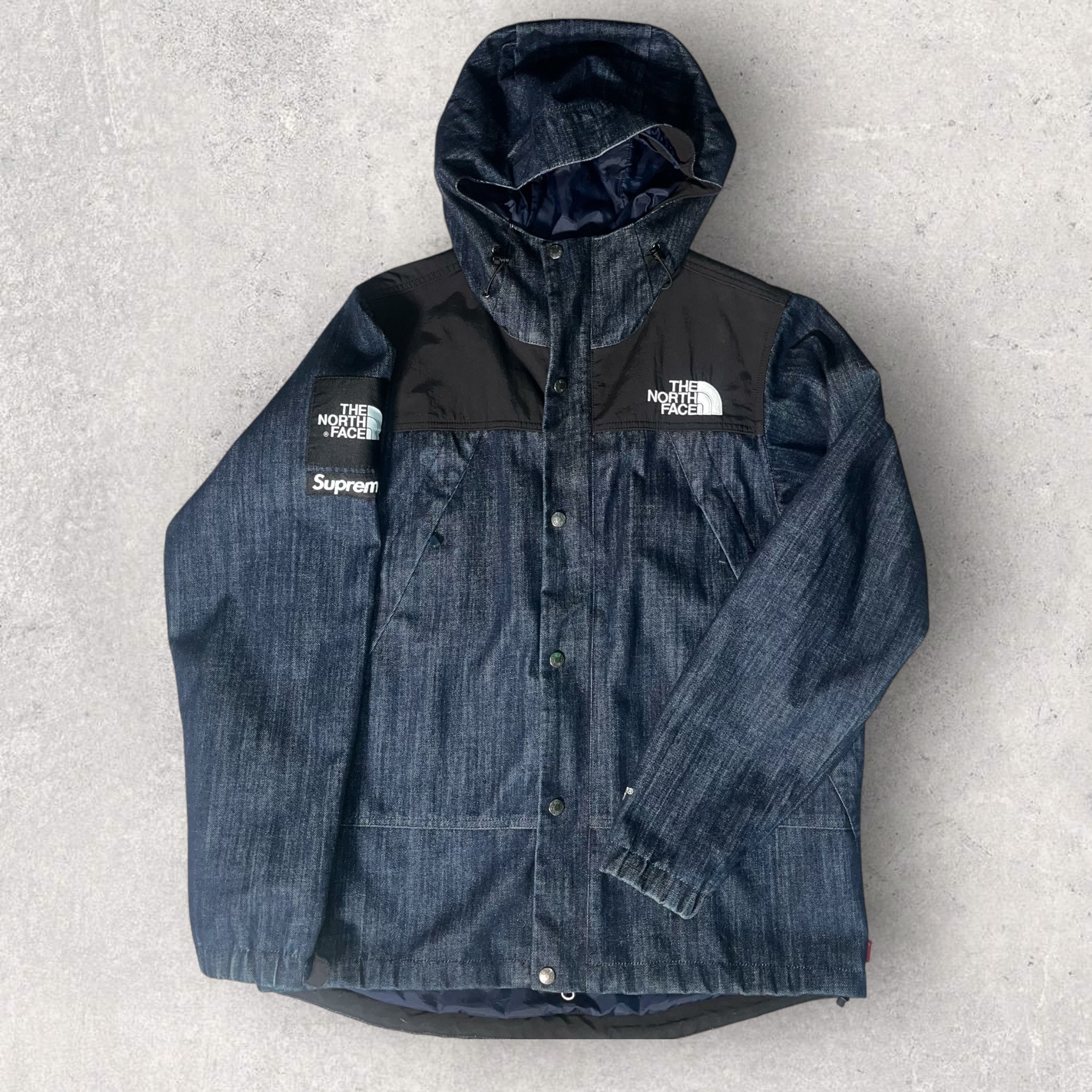 Supreme X The North Face Denim Dot Shot Jacket | SS15