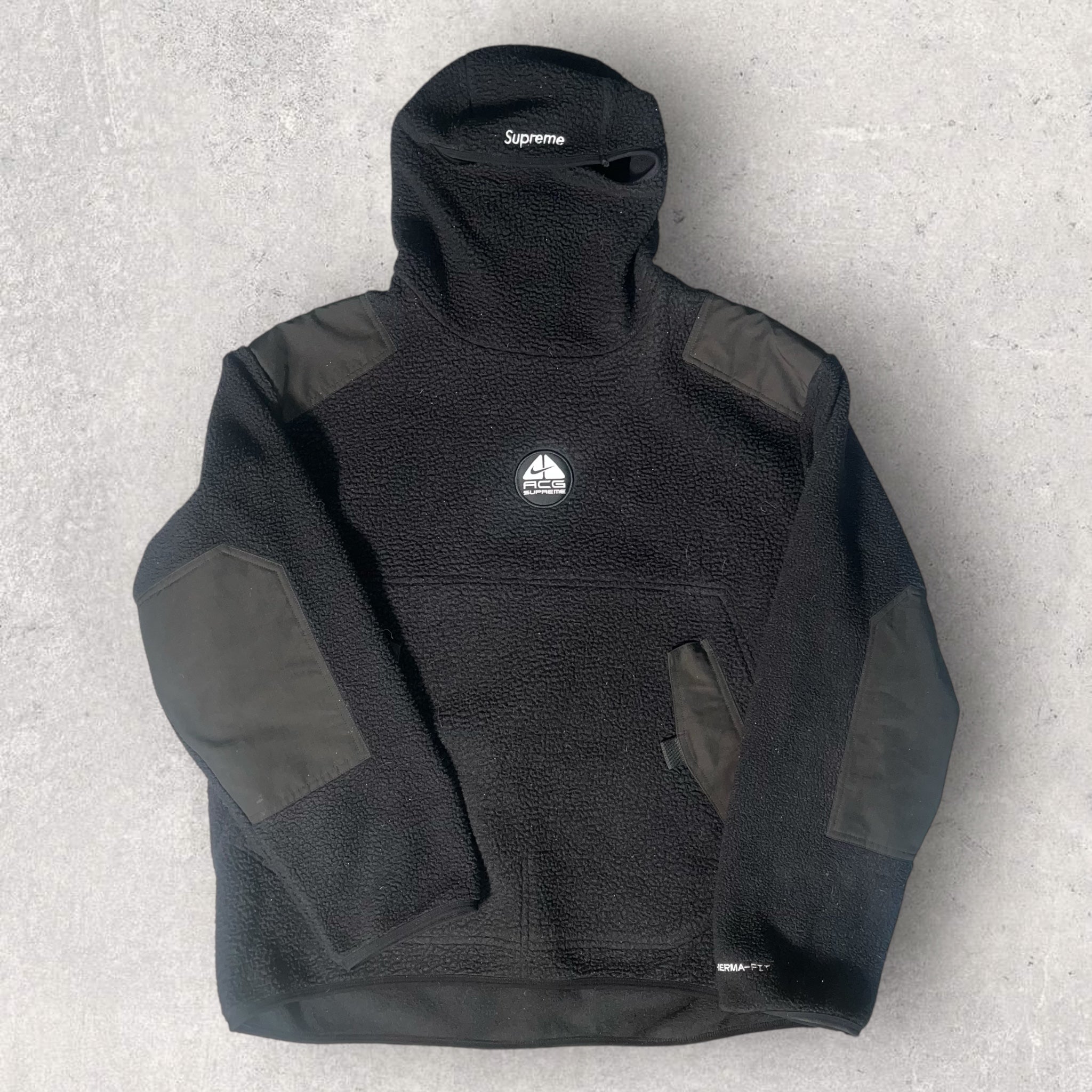 Supreme X Nike Ninja Therma-Fit Fleece | F/W 22 | Black