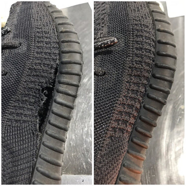 YEEZY 350 SIDE SPLIT SERVICE <br> WITH RETURN SHIPPING <br> PRICE - £35