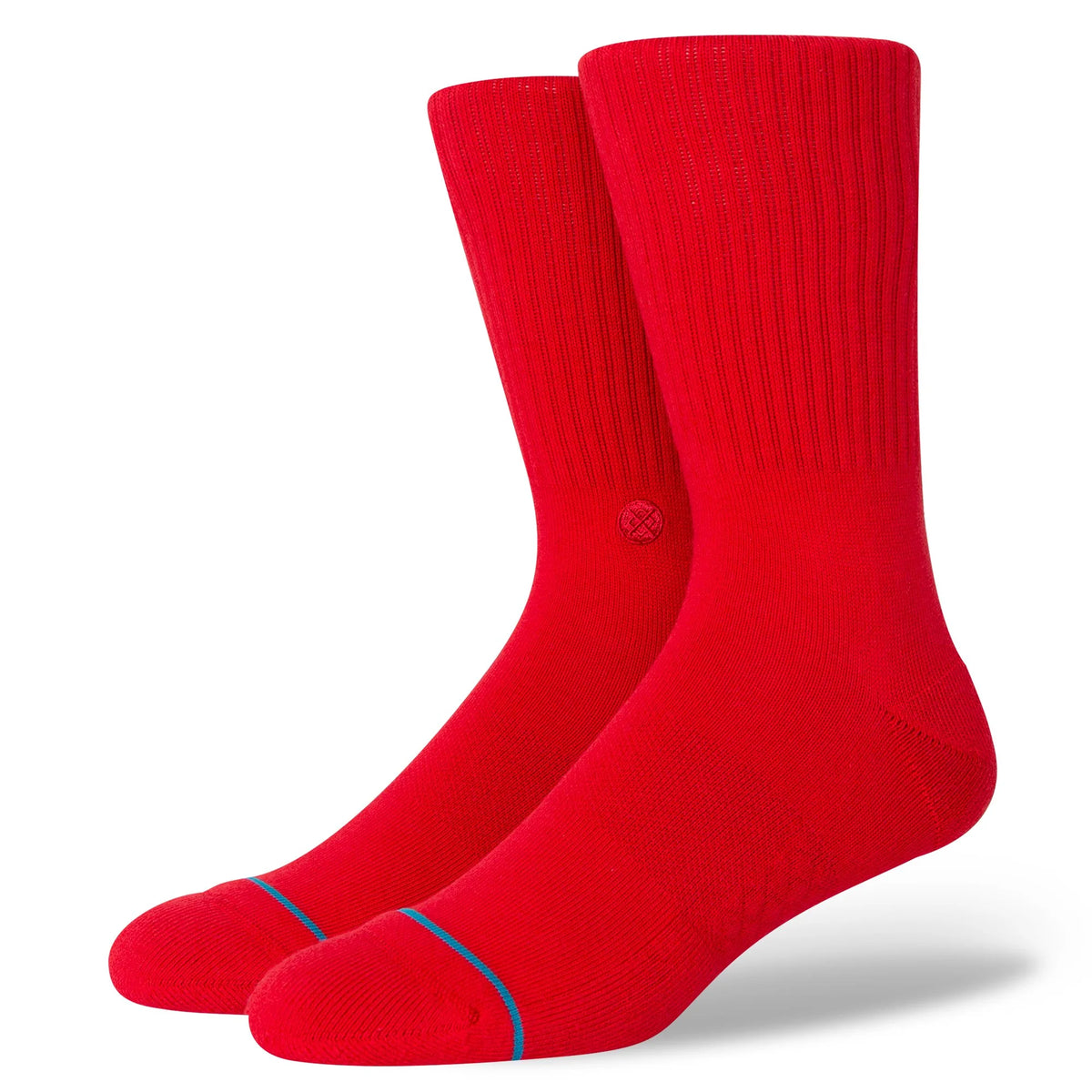 Stance ICON Crew Socks - LARGE - RED