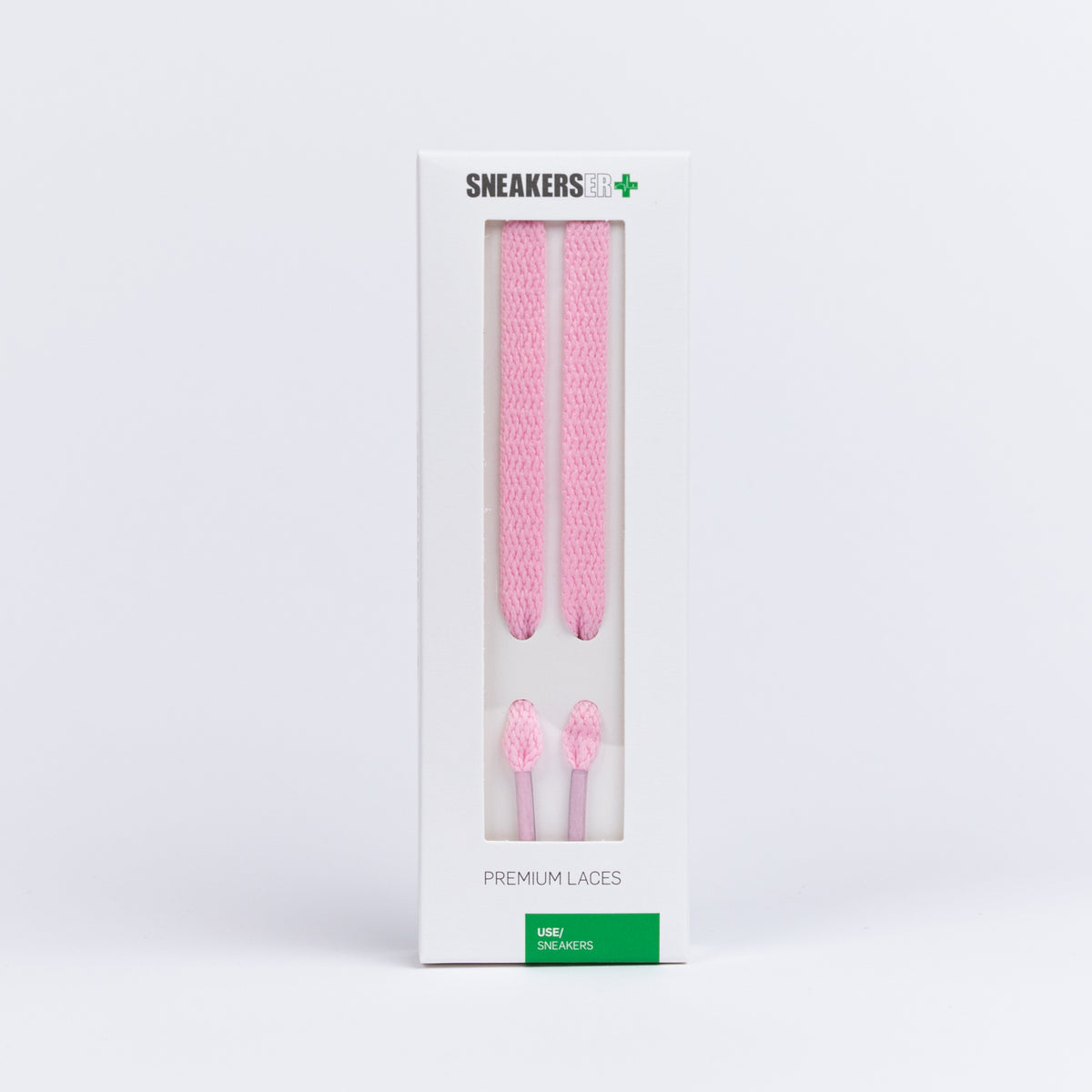 FLAT SNEAKER LACES (LOW&#39;S) 120CM X 8mm BABY PINK