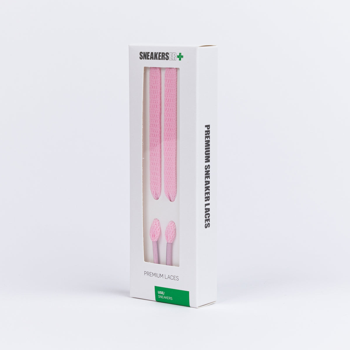 HIGH TOP FLAT SNEAKER LACES 180CM X 8mm BABY PINK