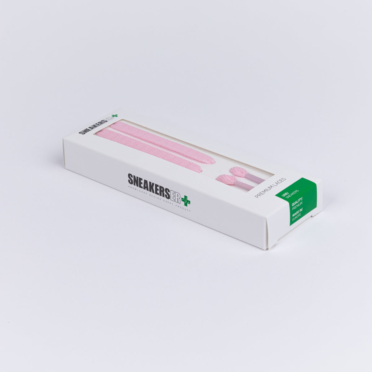 HIGH TOP FLAT SNEAKER LACES 180CM X 8mm BABY PINK