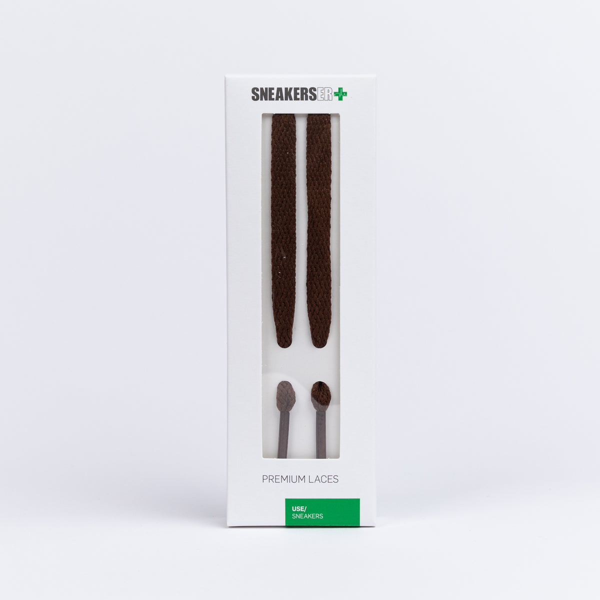 HIGH TOP FLAT SNEAKER LACES 180CM X 8mm BROWN