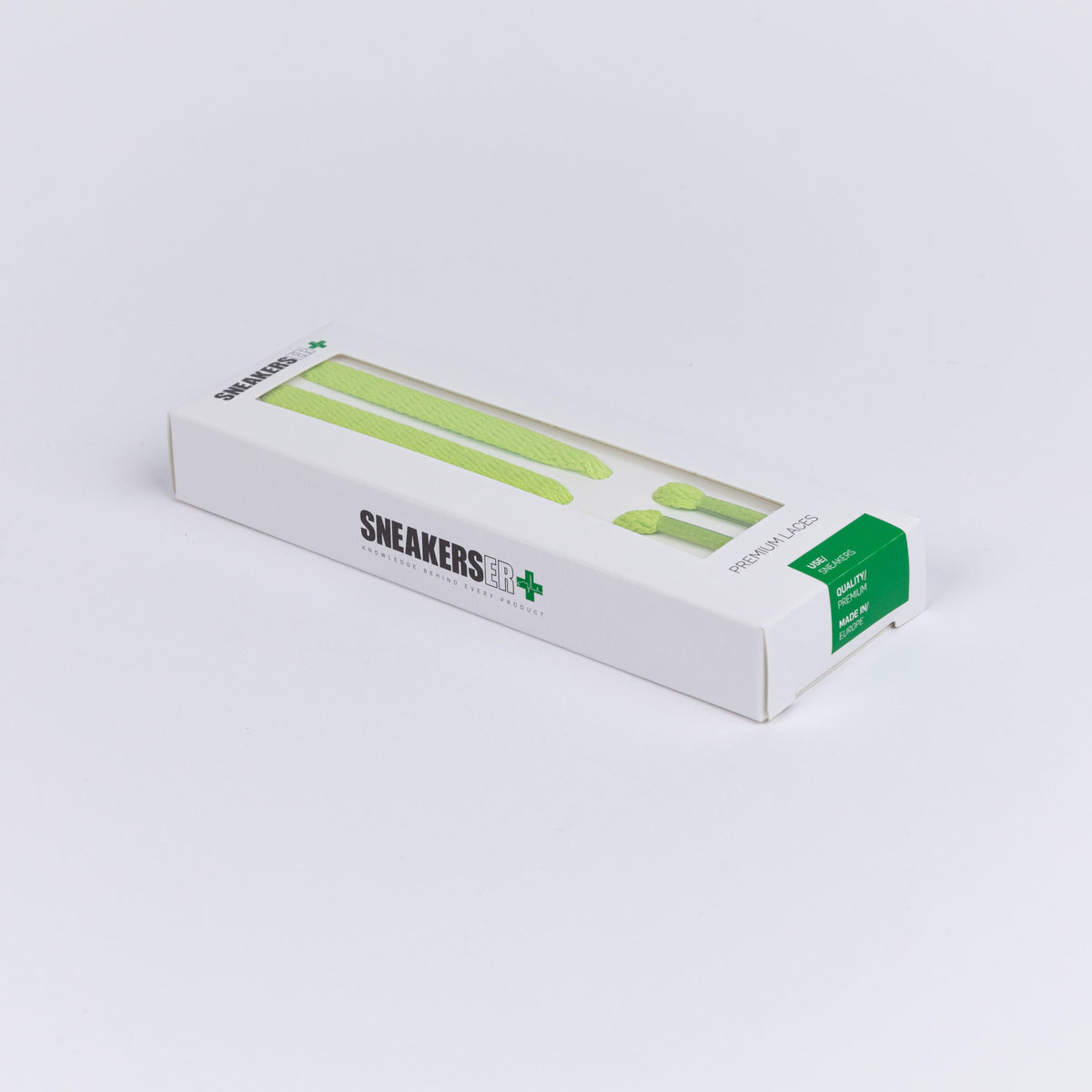 FLAT SNEAKER LACES (LOW&#39;S) 120CM X 8mm KERMIT