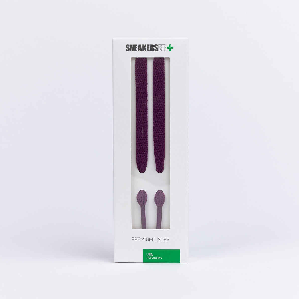 HIGH TOP FLAT SNEAKER LACES 180CM X 8mm PURPLE