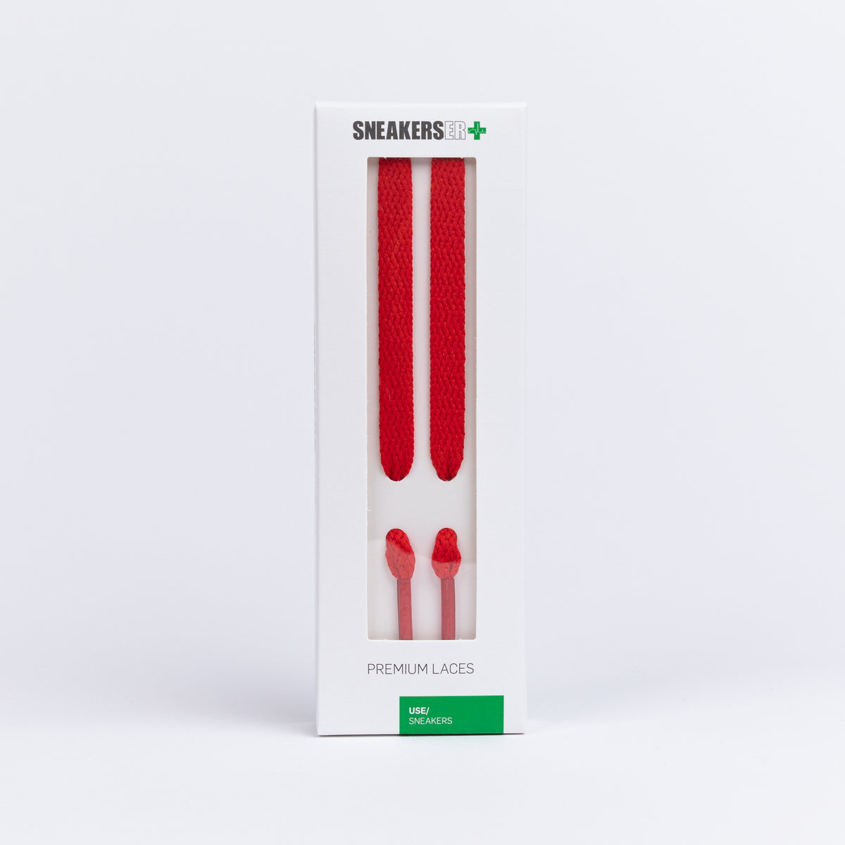 FLAT SNEAKER LACES (LOW&#39;S) 120CM X 8mm RED