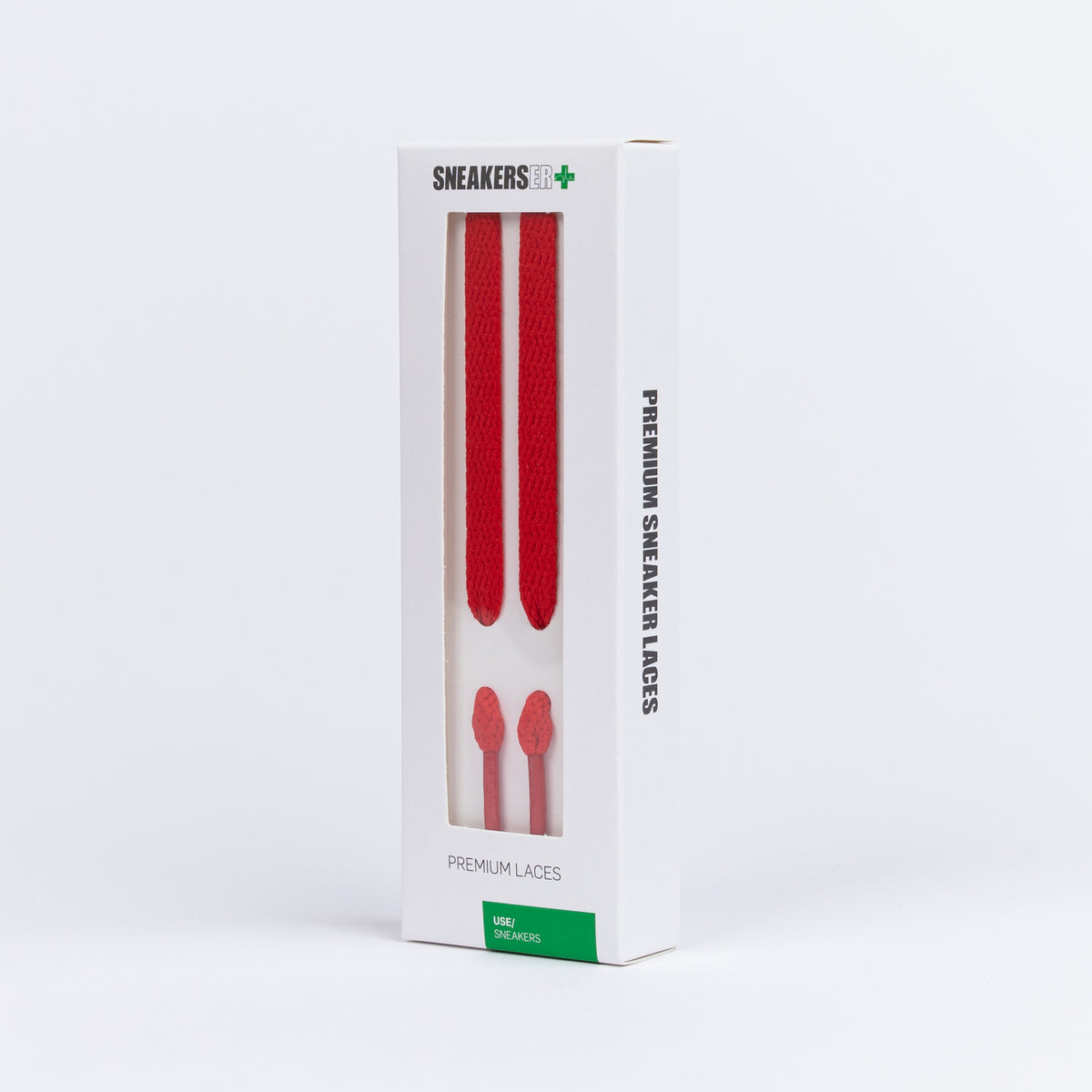 FLAT SNEAKER LACES (LOW&#39;S) 120CM X 8mm RED