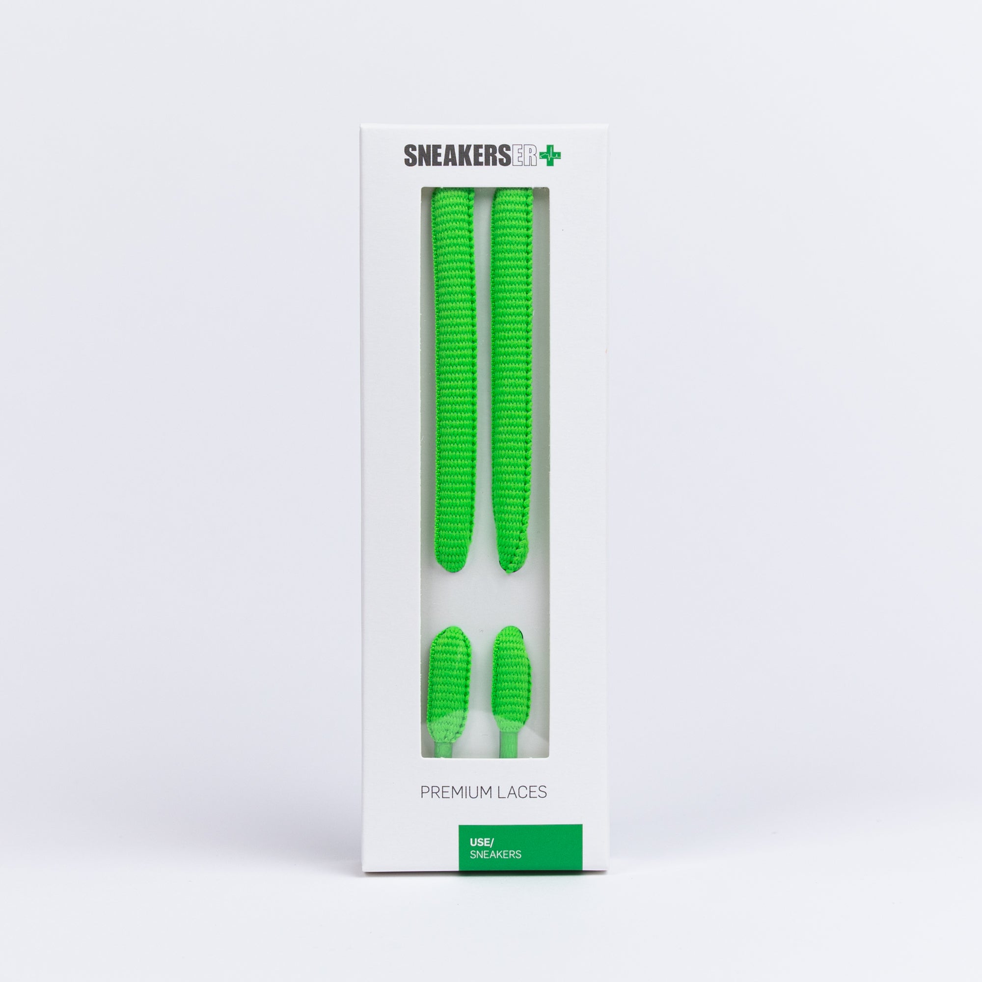 green nike laces