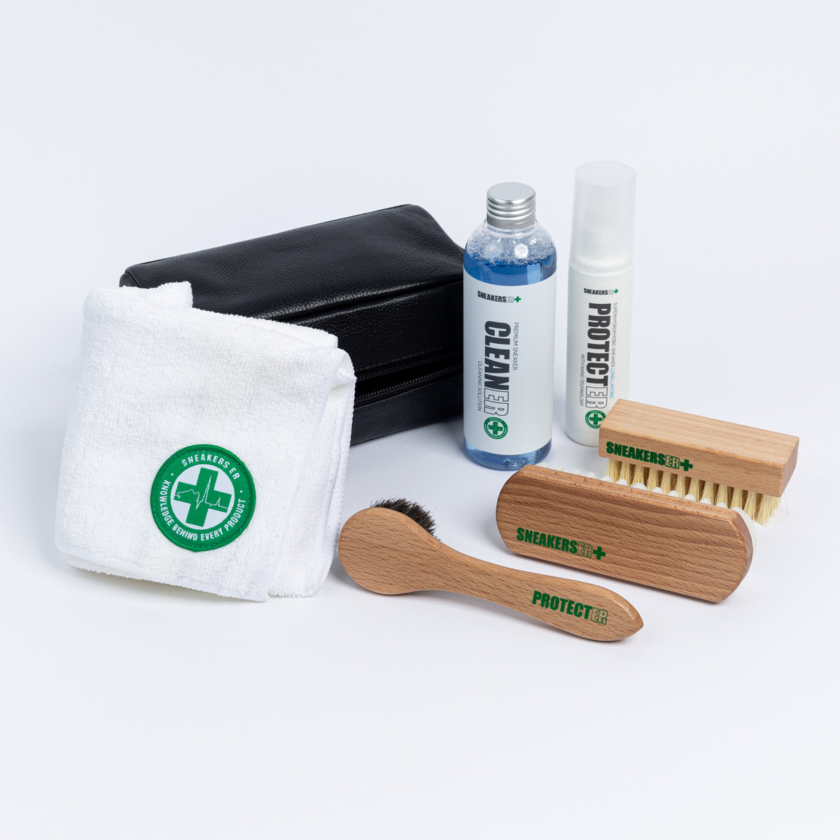 SNEAKERS ER DOPPER LUXURY SNEAKER CARE LEATHER DOPP KIT 7pc