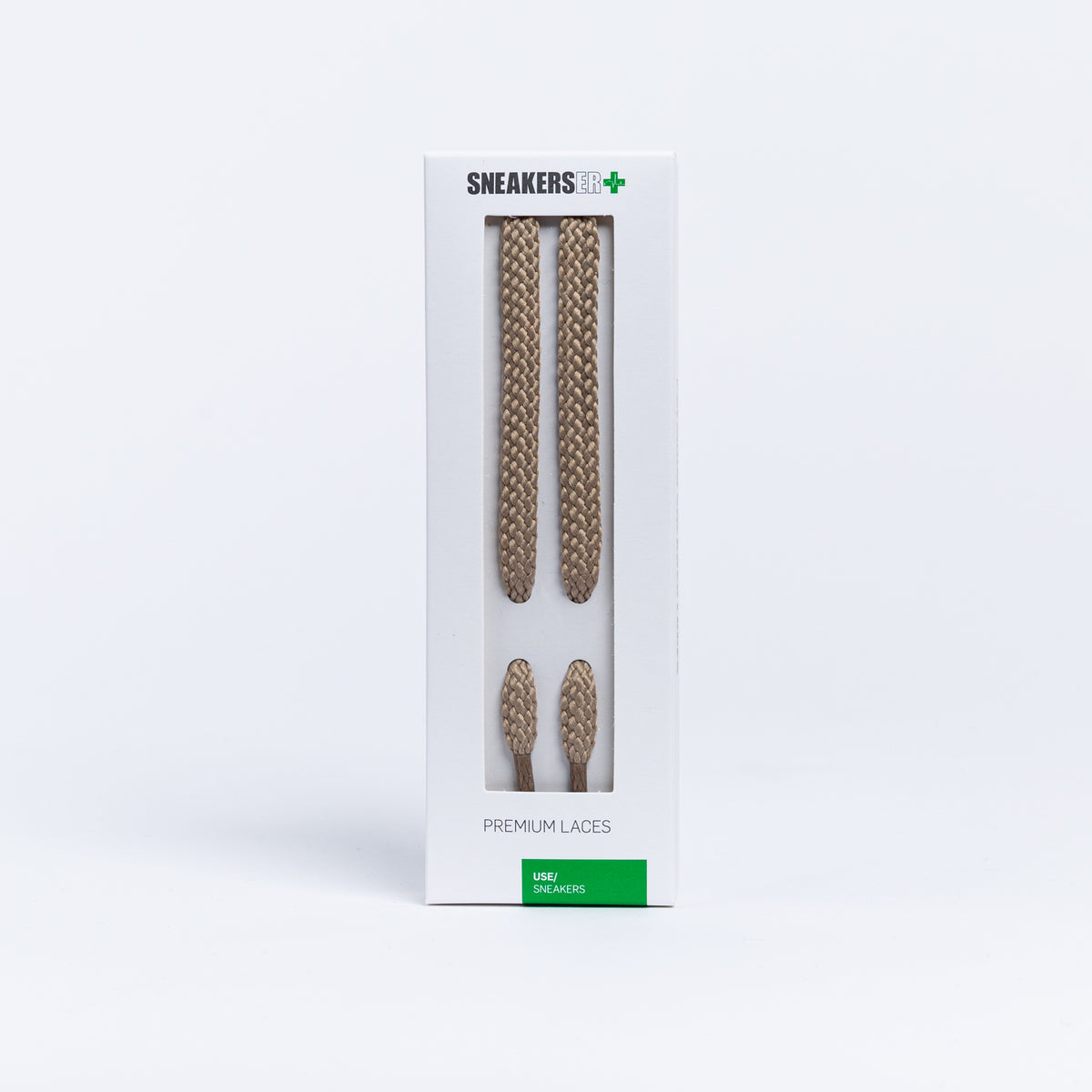 BOSTON FLAT SNEAKER LACES 120CM X 8mm STONE