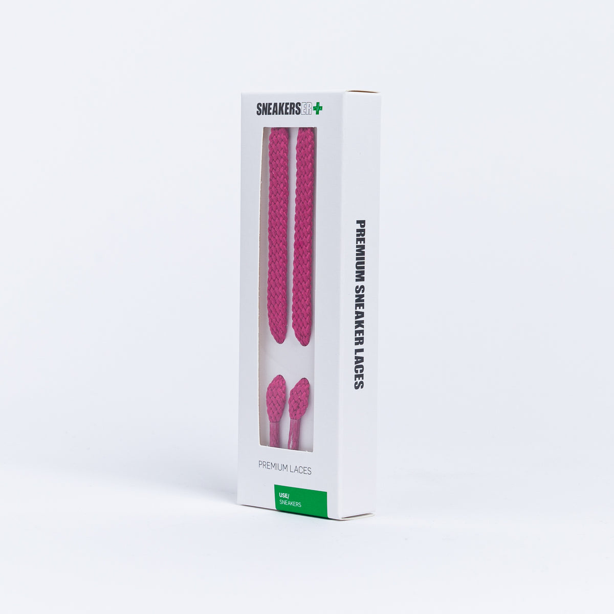 BOSTON FLAT SNEAKER LACES 120CM X 8mm MAGENTA