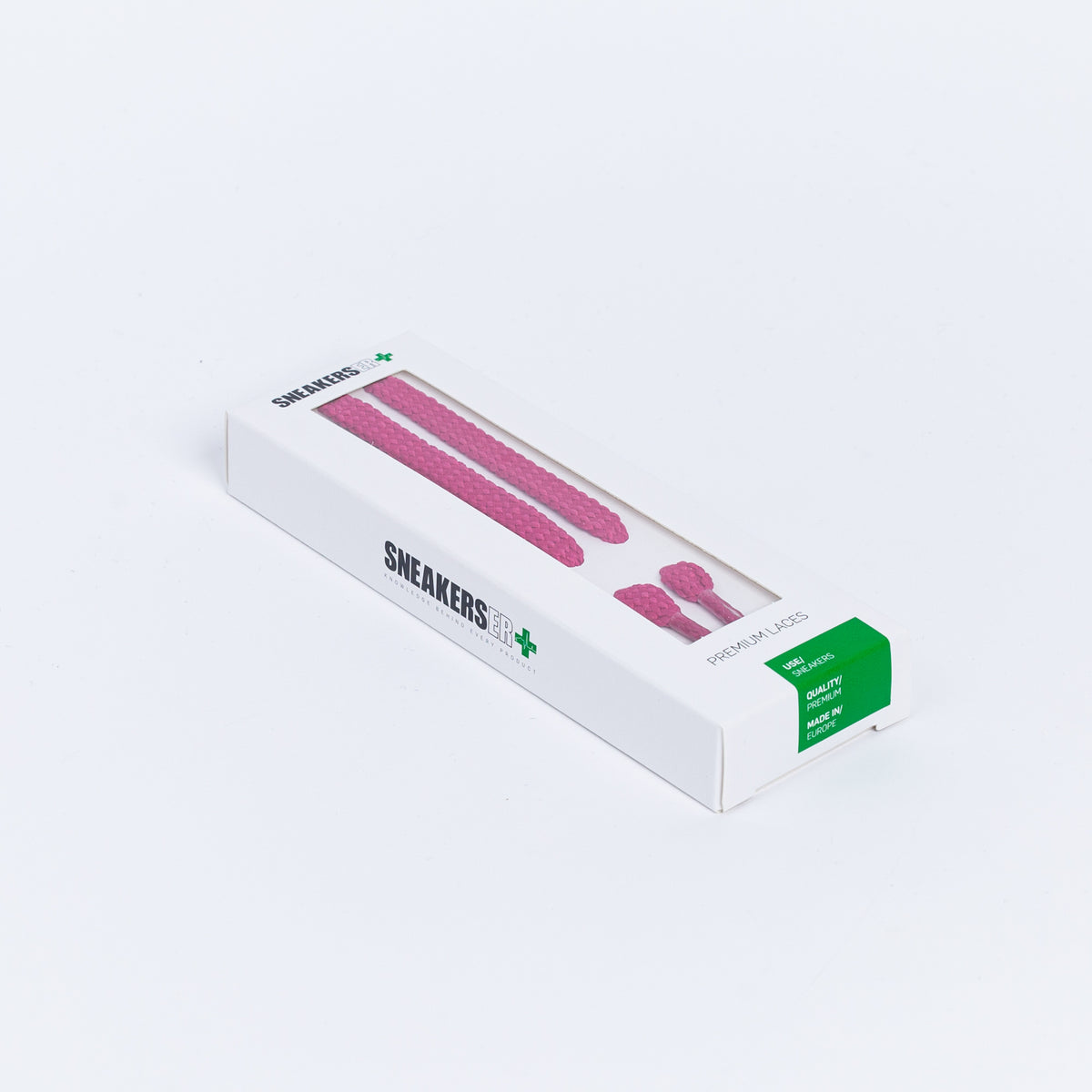BOSTON FLAT SNEAKER LACES 120CM X 8mm MAGENTA