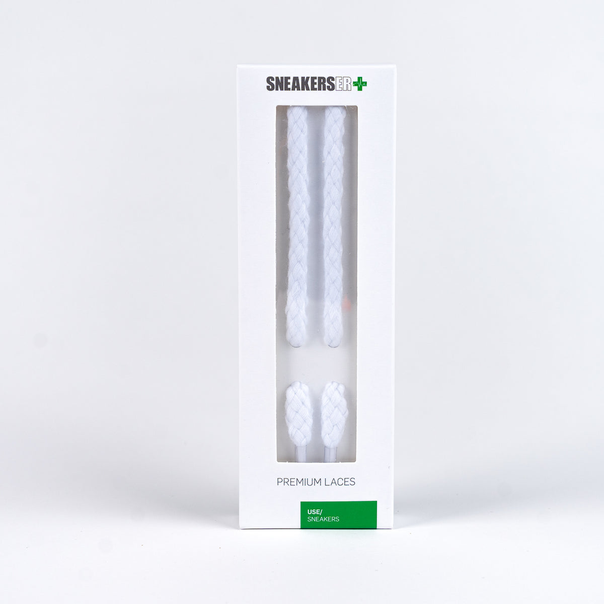 THICK DUNK ROPE LACES 120cm - WHITE