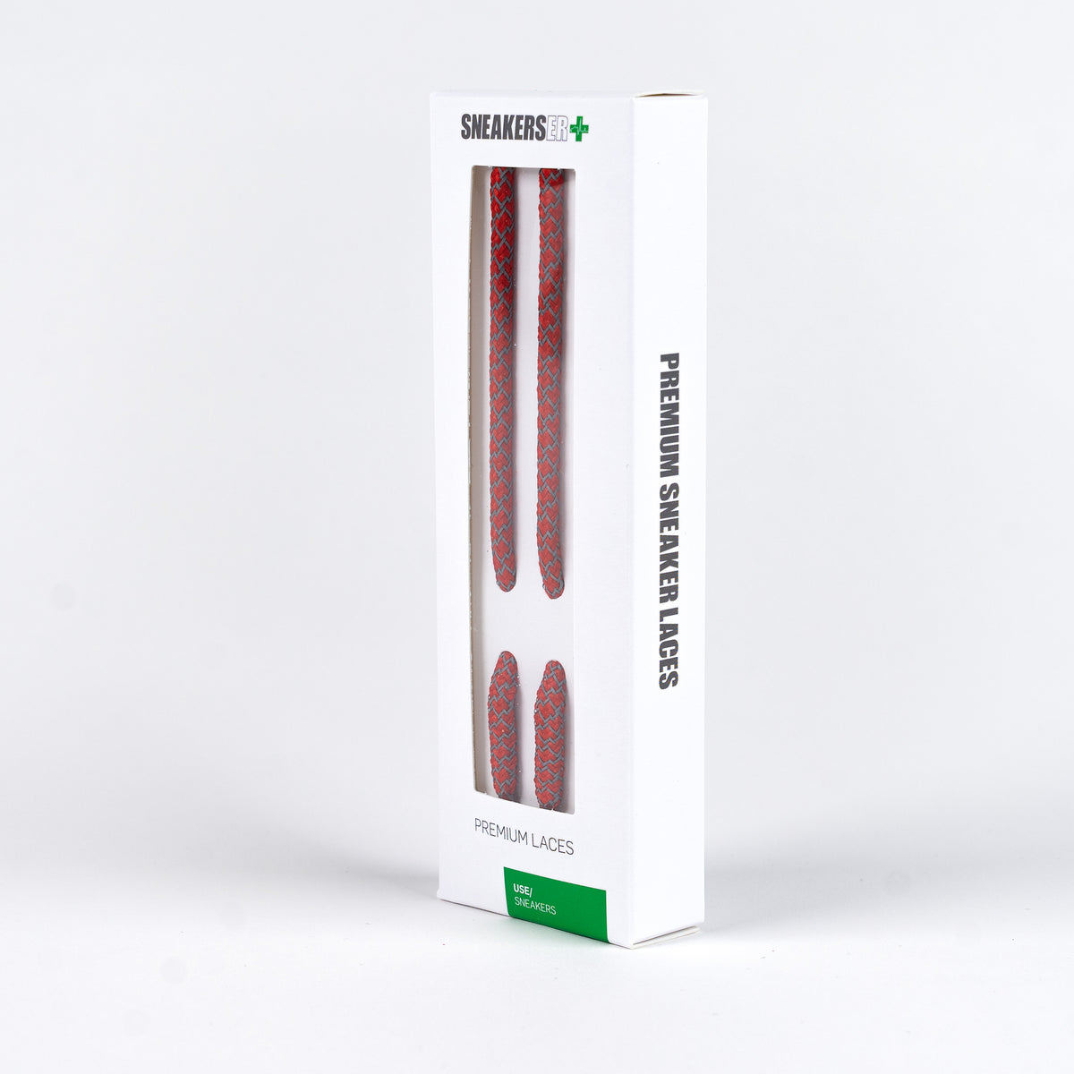 ROUND REFLECTIVE LACES 120cm - RED
